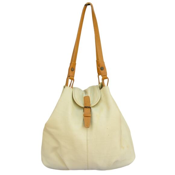 Vintage 1980's Purse CAPEZIO Faux Leather Hobo Shoulder Bag X-large - Picture 1 of 8
